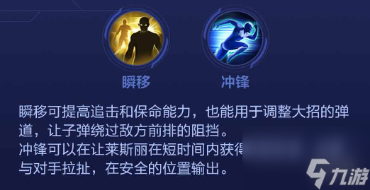 决胜巅峰莱丝丽角色介绍