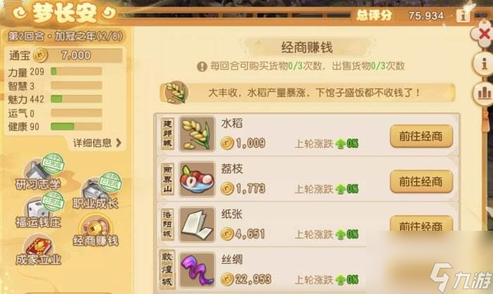 《夢幻西游手游》夢長安世家季怎么經(jīng)商 夢長安世家季經(jīng)商攻略