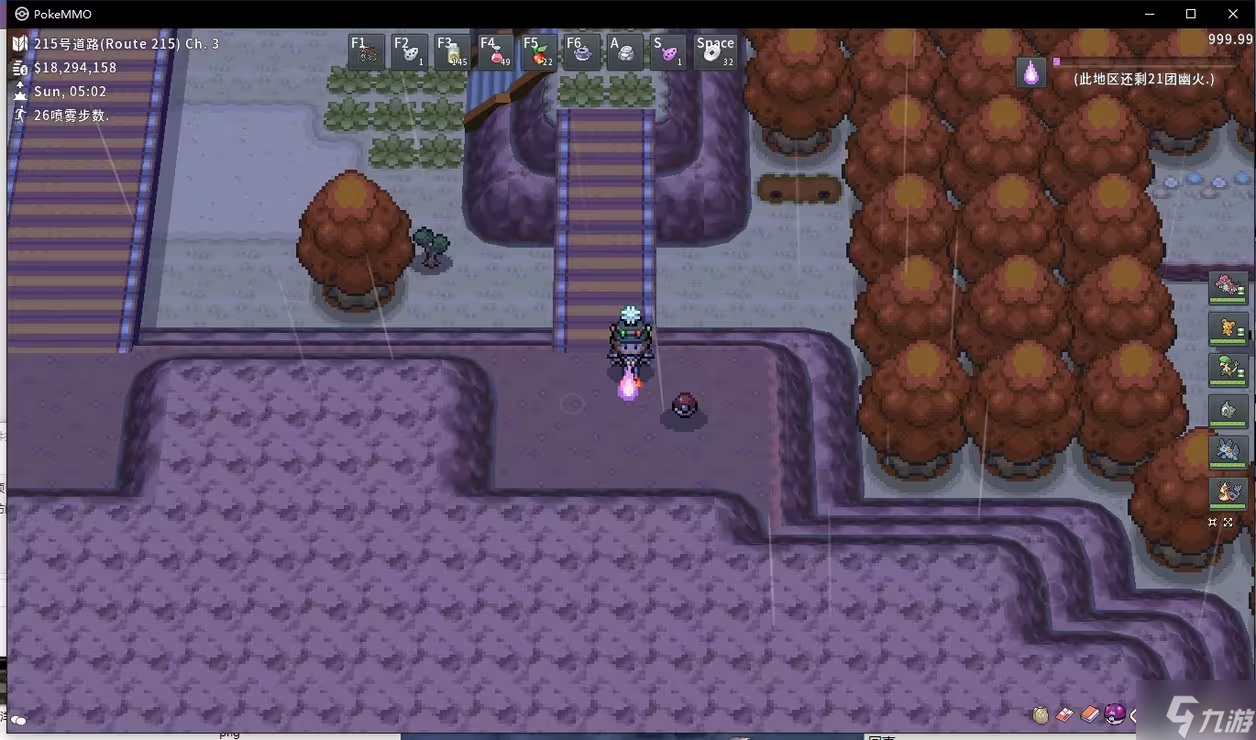 Pokemmo2023万圣节神奥区域全鬼火在哪里介绍