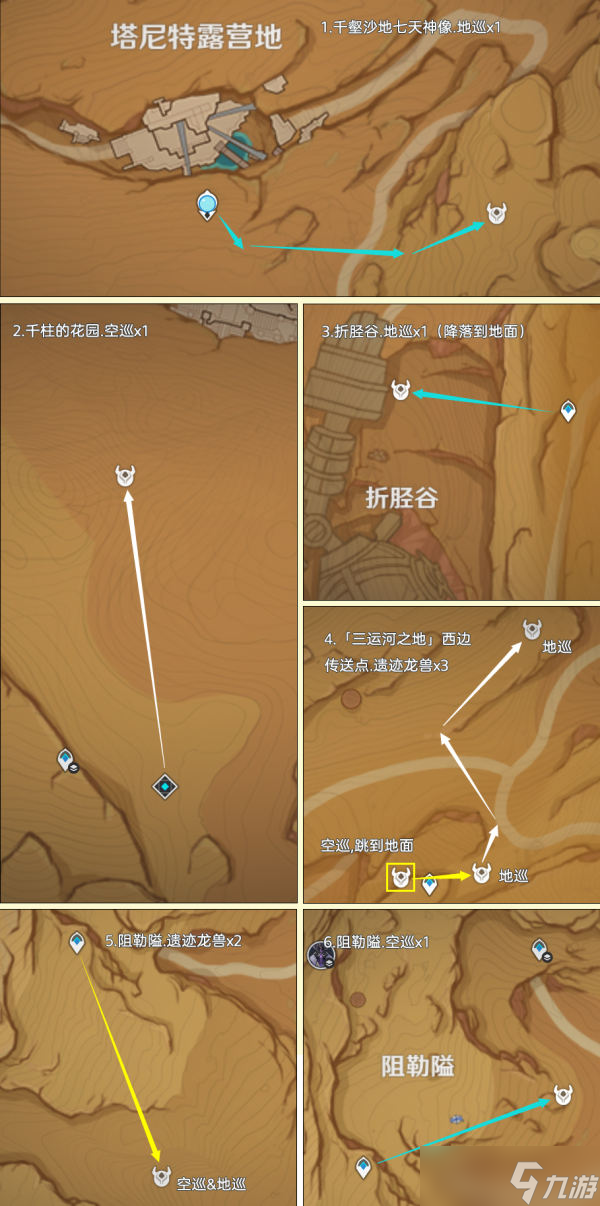 【原神】原锄之旅,遗迹龙兽素材全收录路线篇