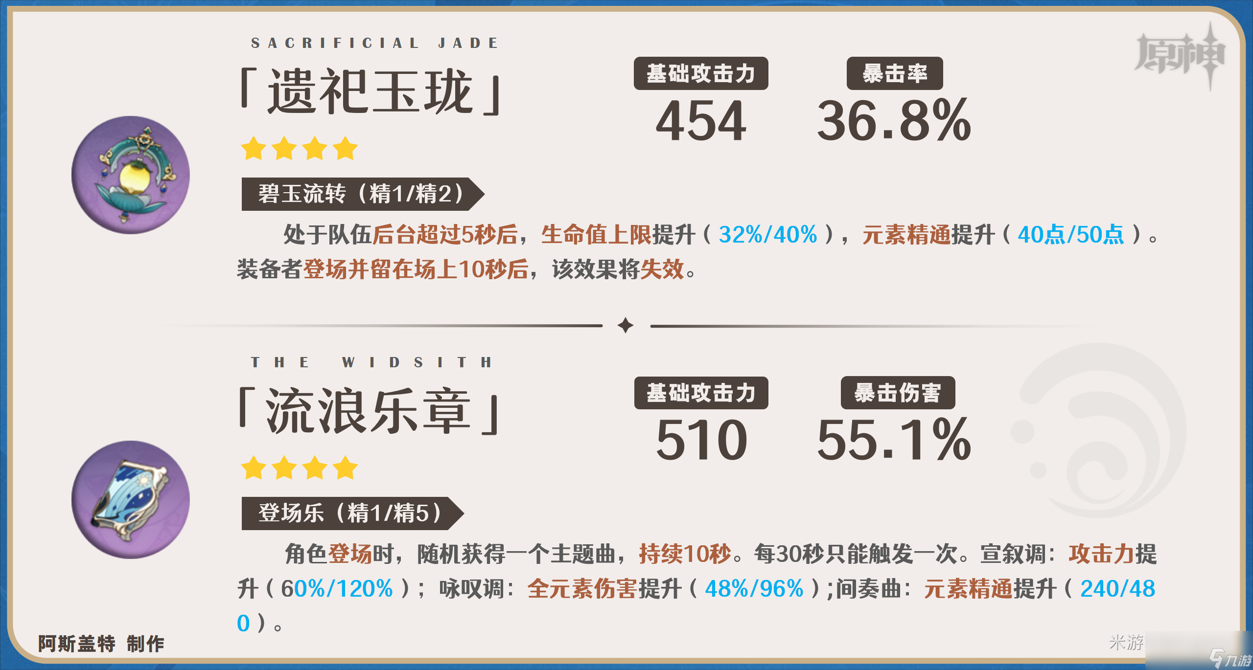 原神2024那维莱特武器选择推荐