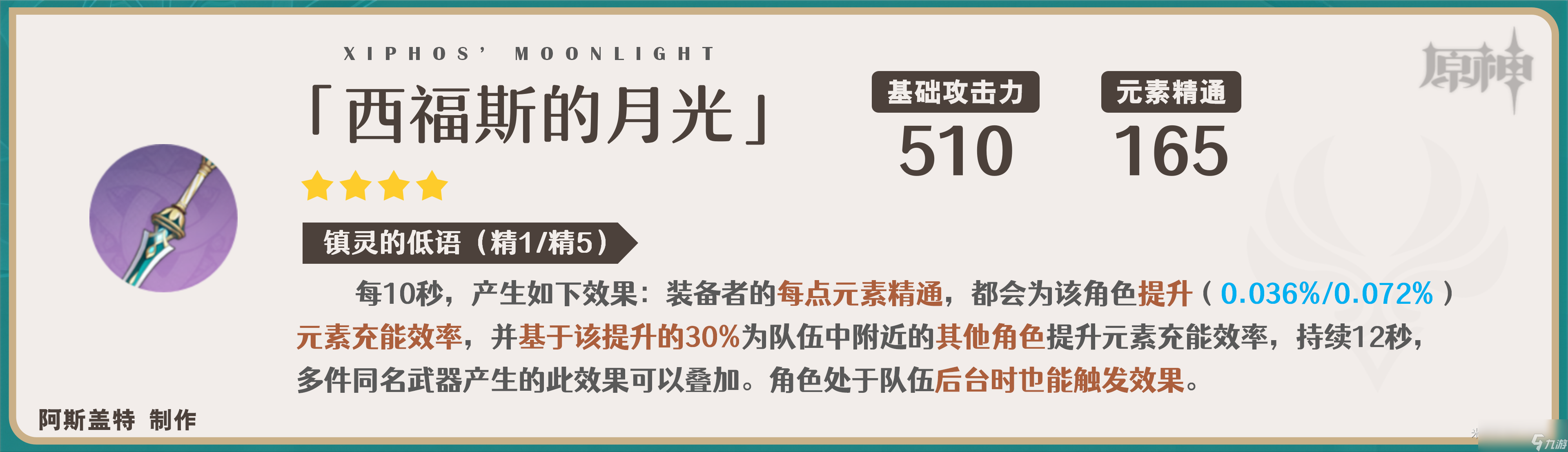 原神2024万叶武器选择推荐