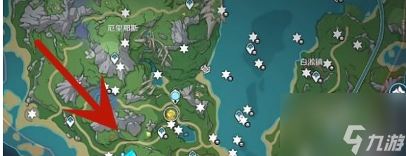 原神中海沫村水神瞳位置在哪里 原神中海沫村水神瞳位置攻略