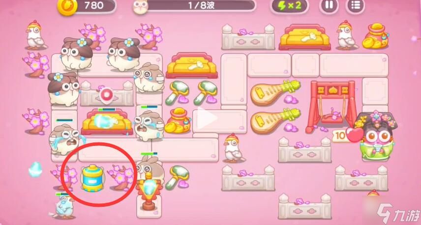保卫萝卜4秋妃传第88关攻略