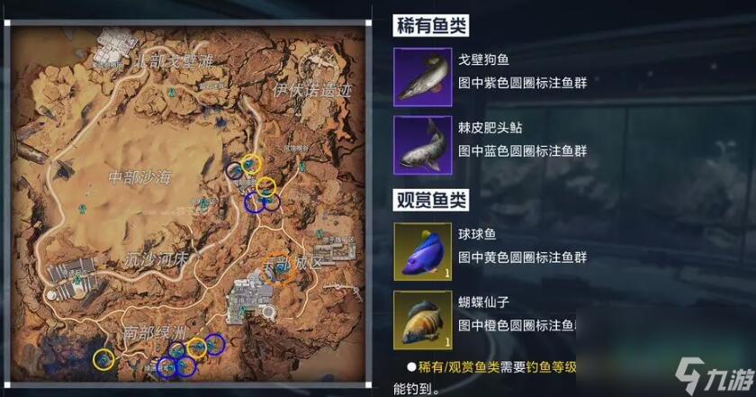 《星球重启》鱼类分布在哪里介绍