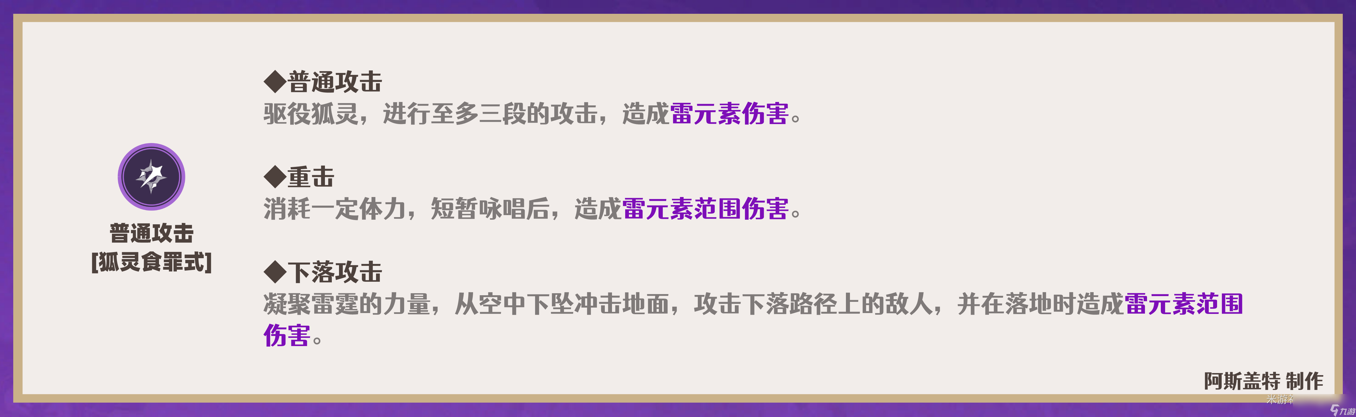 原神2024八重神子天赋加点推荐