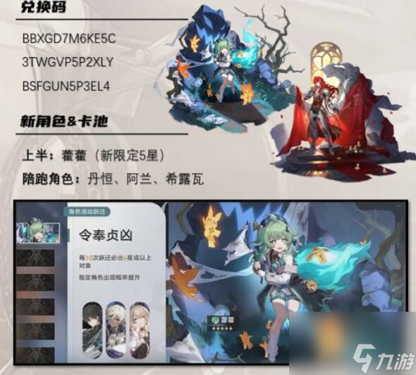 崩坏星穹铁道1.5卡池角色总览