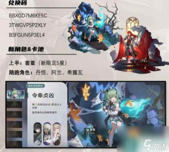 《崩坏星穹铁道》1.5卡池角色总览