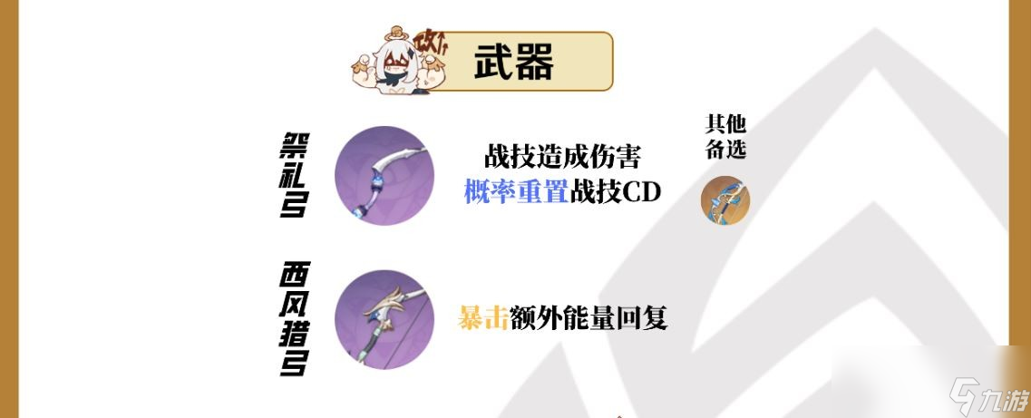 原神2024五郎武器选择推荐