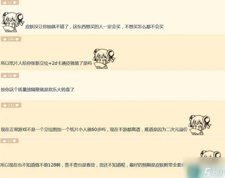 原神琴皮肤价格引焦虑 没有特效和特殊语言 玩家觉得有