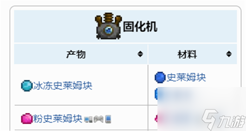 泰拉瑞亚固化机有什么用-可合成物品一览