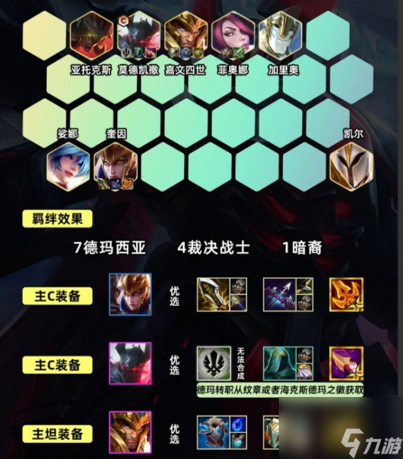《金铲铲之战》S9.5德玛裁决铁男怎么搭配
