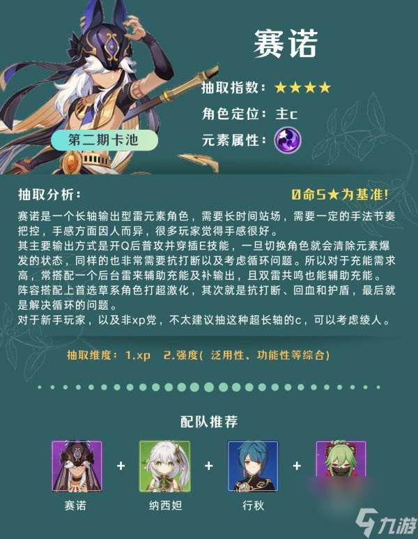 原神4.2版本卡池角色和武器池的抽取分析建议