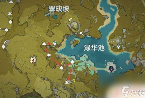 石珀原神位置地中之盐 原神石珀采集的最佳地点和路线图文攻略