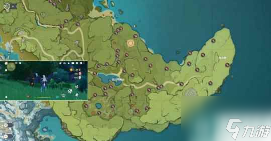 原神 蒙德 璃月木材全图高效采集路线