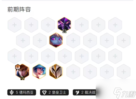 金铲铲之战阿福德玛西亚奎因阵容推荐 阿福德玛西亚奎因阵容搭配攻略