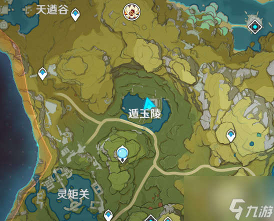 原神遁玉陵无名宝藏位置攻略