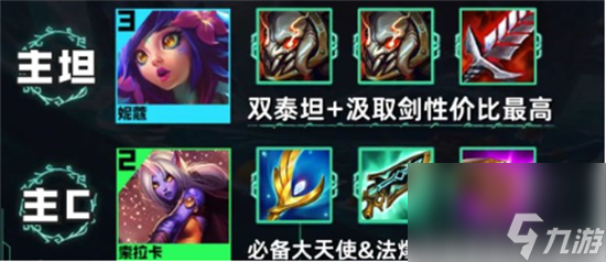 云顶之弈s9.5版本堡垒妮蔻阵容怎么搭配