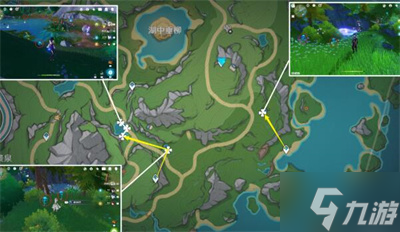 《原神》湖光铃兰采集路线分享