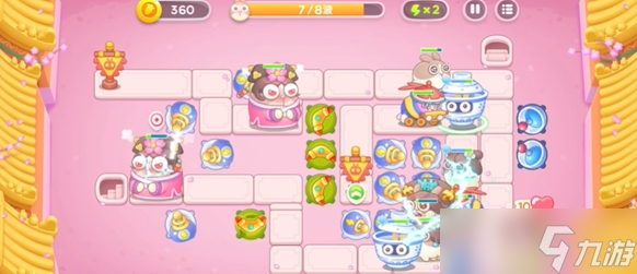 保卫萝卜4秋妃传第87关怎么过