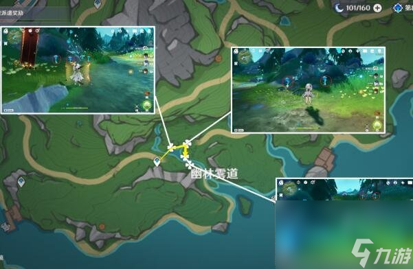 《原神》4.2湖光铃兰采集路线位置