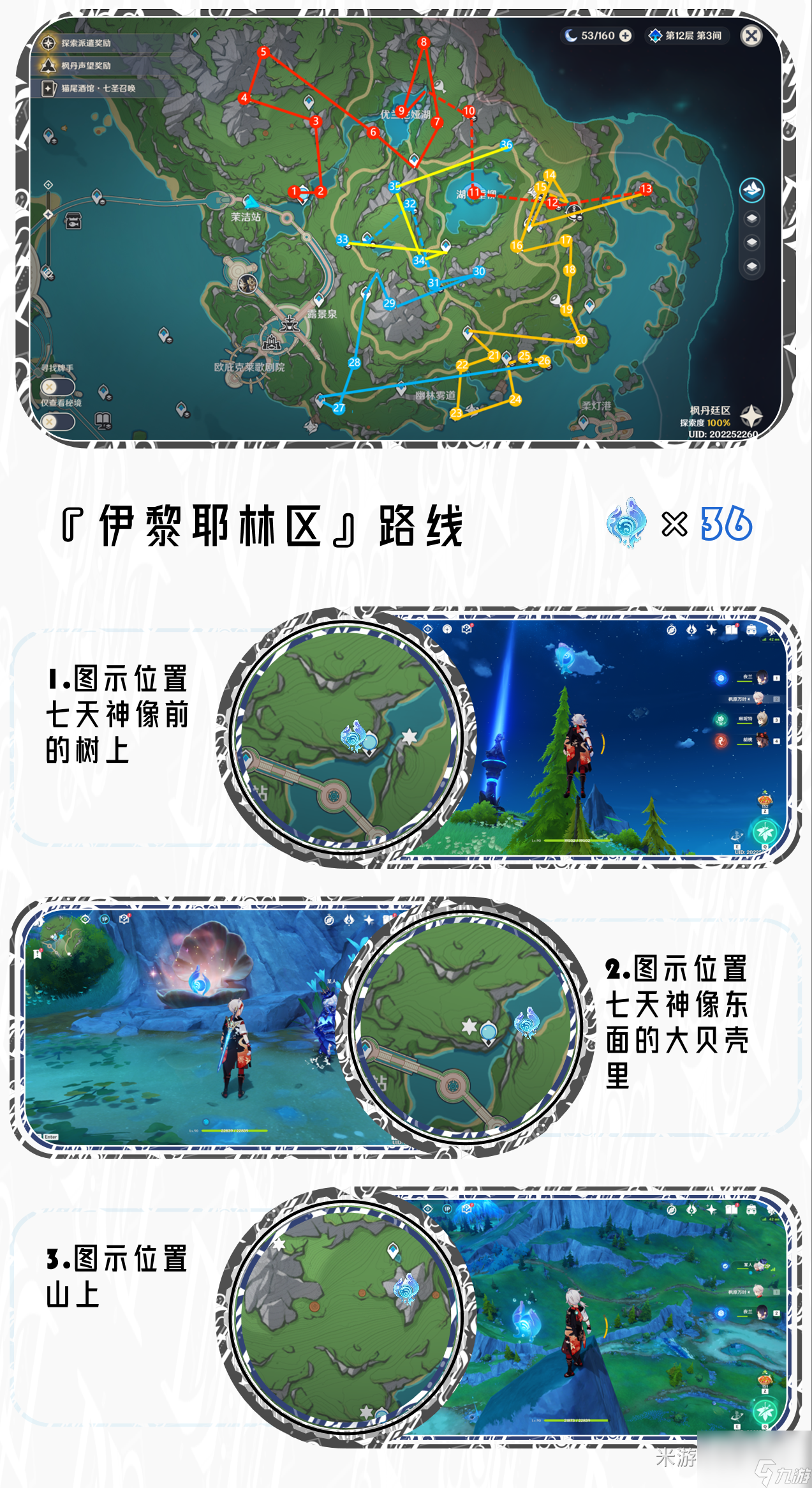 原神4.2水神瞳收集攻略