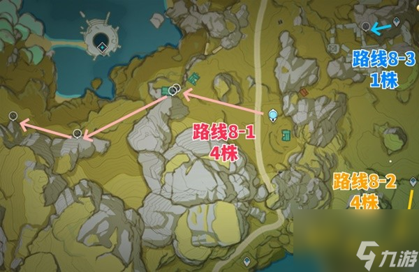 《原神》4.2版本琉璃袋采集路线整理 白术突破材料收集攻略