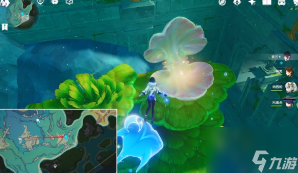 《原神》4.2虹彩蔷薇藏宝图怎么过 虹彩蔷薇藏宝图流程攻略