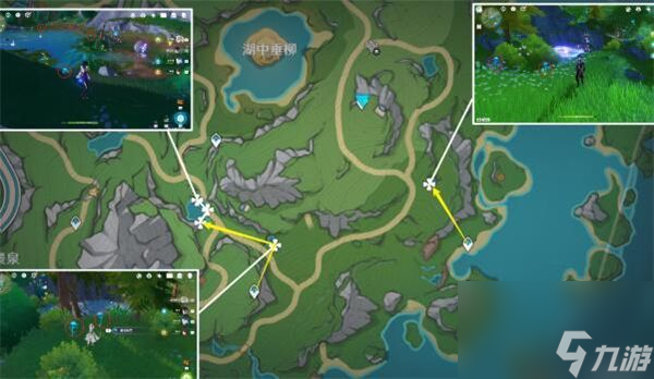 原神湖光铃兰采集位置一览-湖光铃兰采集路线介绍