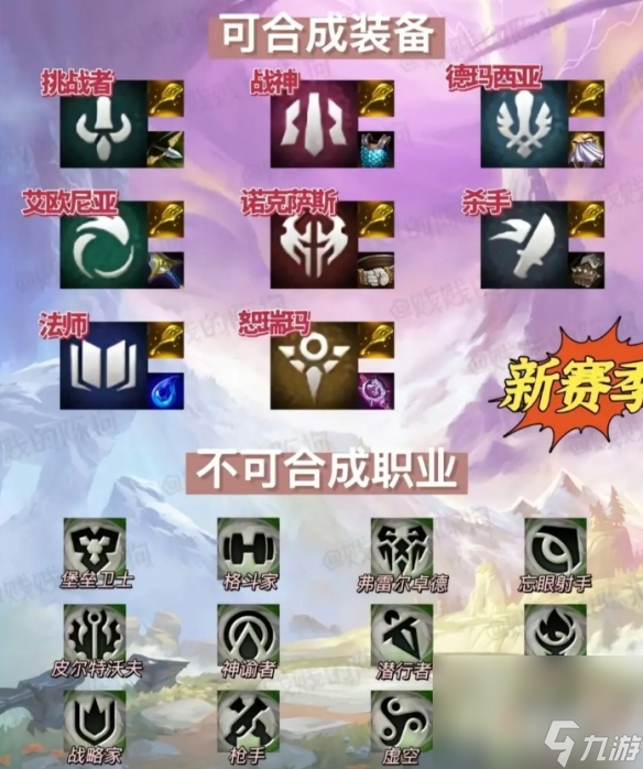 《云顶之弈》虚空徽章可合成装备一览