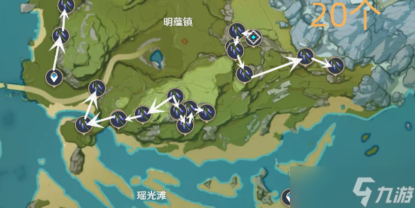 原神琉璃袋采集位置