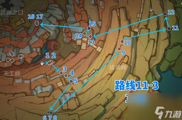 《原神》4.2版本琉璃袋采集路线整理 白术突破材料收集攻略