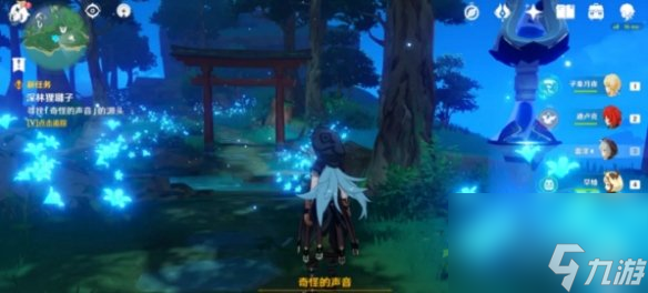 原神深林狸囃子寻找奇怪声音的源头位置攻略