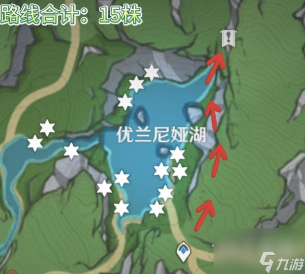 原神4.2版湖光铃兰高效采集路线推荐攻略