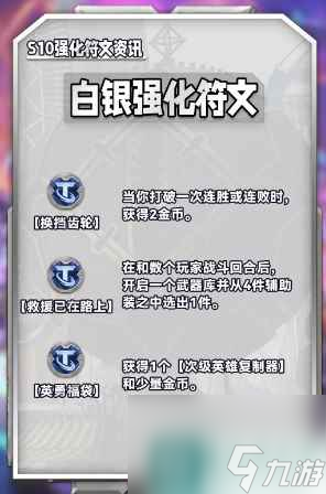 《云顶之弈》s10赛季强化符文效果大全一览