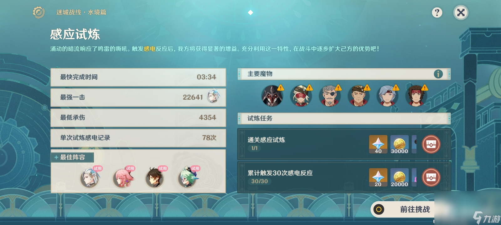 《原神》迷城战线水境篇第一天打法攻略
