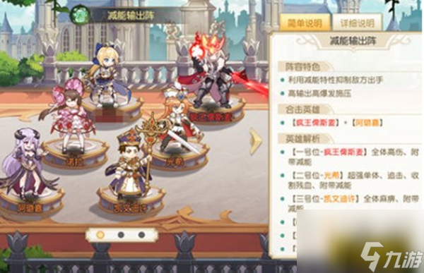 减能输出阵容搭配攻略 火源战纪减能输出阵容怎么玩