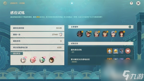 原神迷城战线水境篇第一天关卡怎么打
