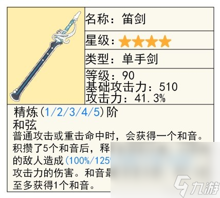 《原神》4.2新武器水仙十字之剑测评