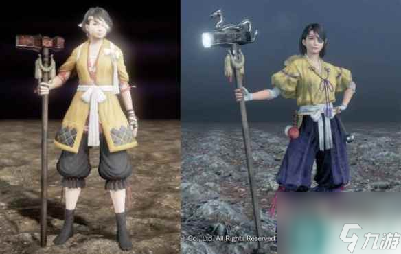 《仁王2》与前作NPC形象对比