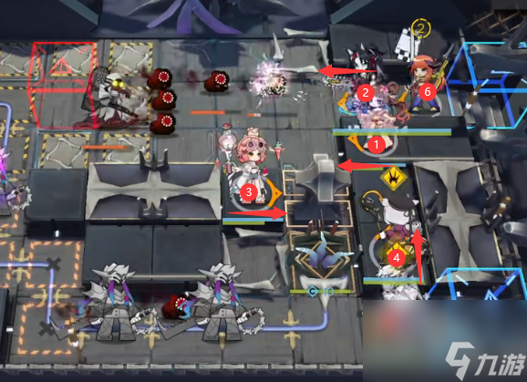 明日方舟恶兆湍流13-14猩红烟火摆完挂机攻略