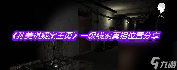 《孙美琪疑案王勇》一级线索真相位置分享