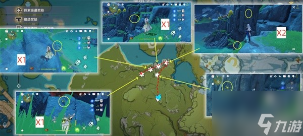 《原神》4.2白术突破材料琉璃袋收集路线