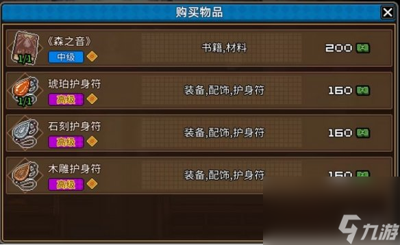 《动物迷城》全商铺物品一览