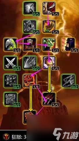 《魔兽世界》乌龟服战士升级天赋推荐