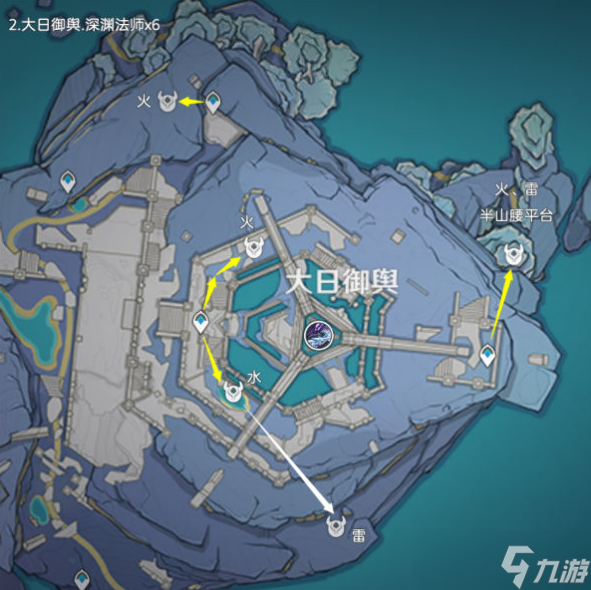 原神深渊法师分布图