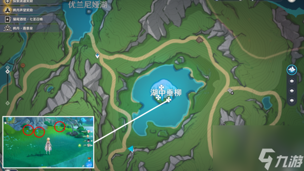 原神湖光铃兰位置在哪-4.2版湖光铃兰采集位置大全