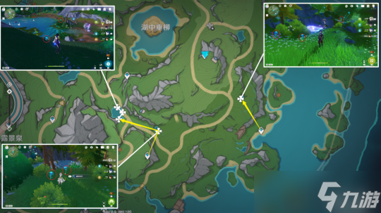 【原神】芙宁娜 | 区域特产湖光铃兰78+15采集路线
