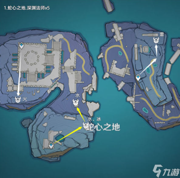 原神深渊法师分布图