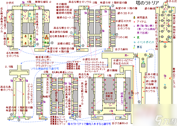 惡魔之魂重制版游戲地圖標(biāo)注詳解惡魔之魂重制版攻略